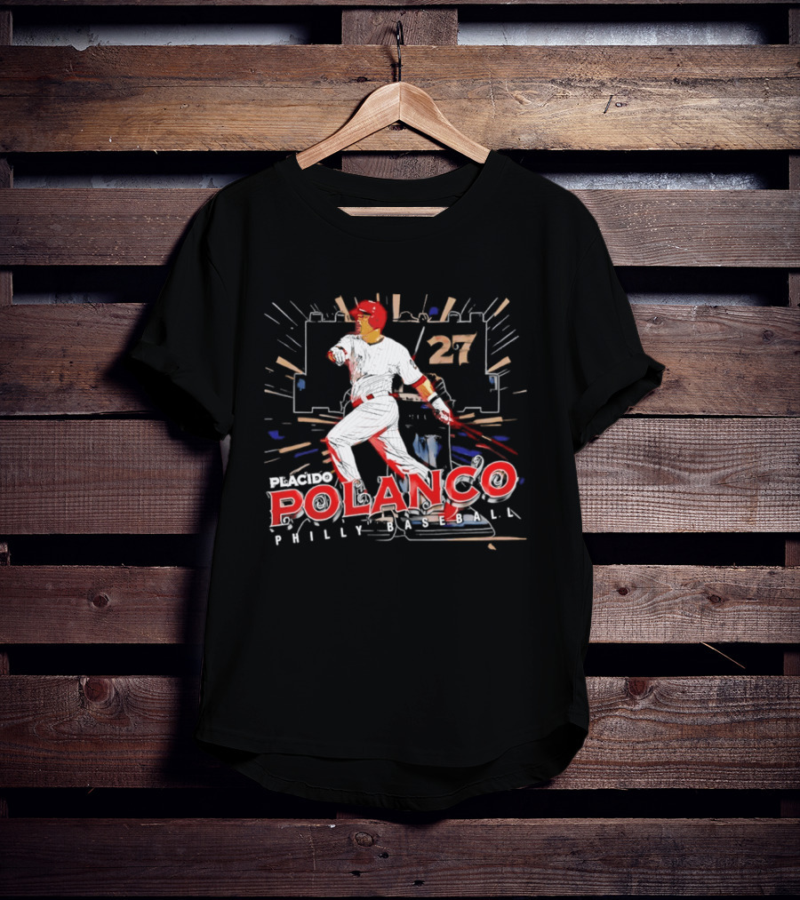 Placido Polanco 27 Philadelphia Phillies Baseball Player T-Shirt