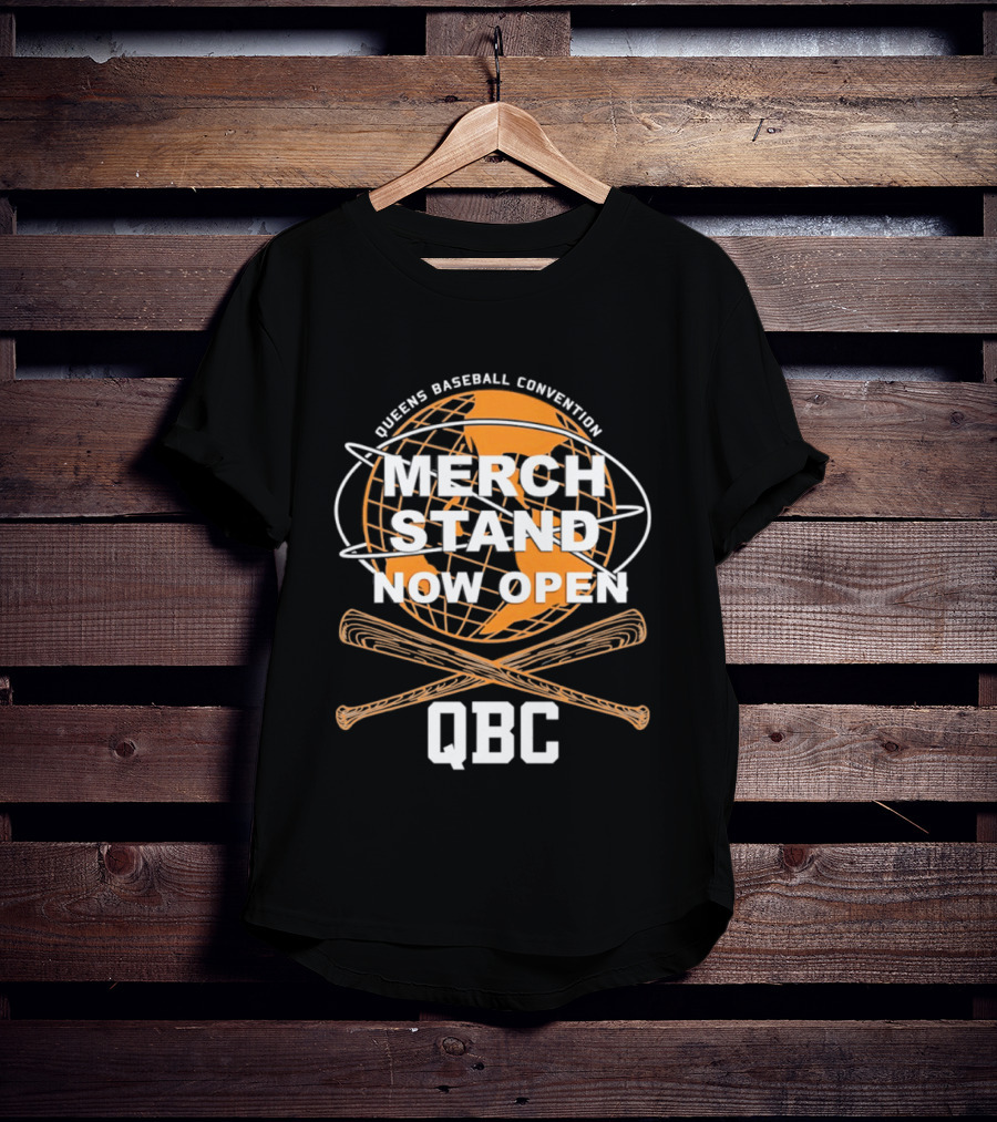 Queens Baseball Convention Merch Stand Now Open QBC T-Shirt