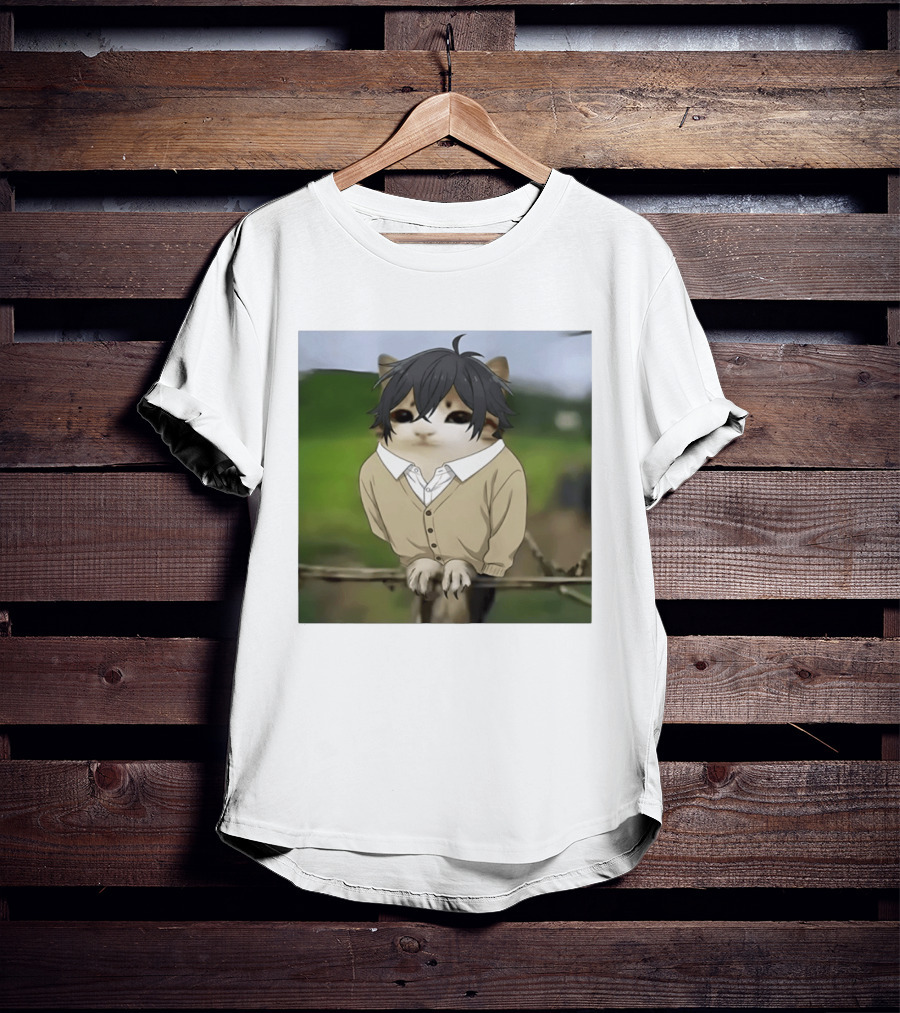 Horimeowls Miyamura Cat Owl Meme Anime Hybrid T-Shirt