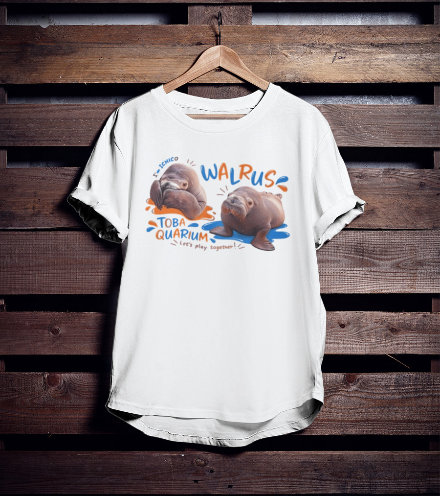 I'm Ichico Walrus Toba Aquarium Let's Play Together T-Shirt