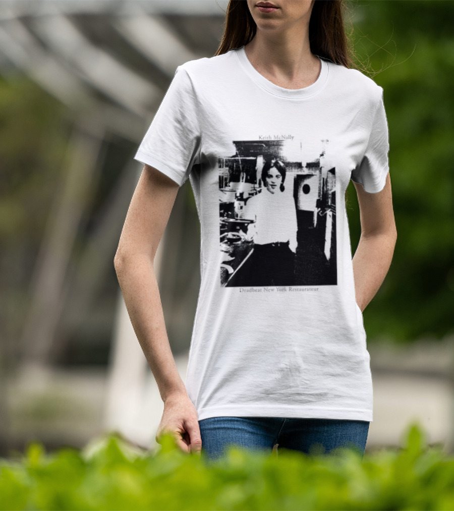 Keith McNally Dead Beat New York Restaurateur Black And White T-Shirt