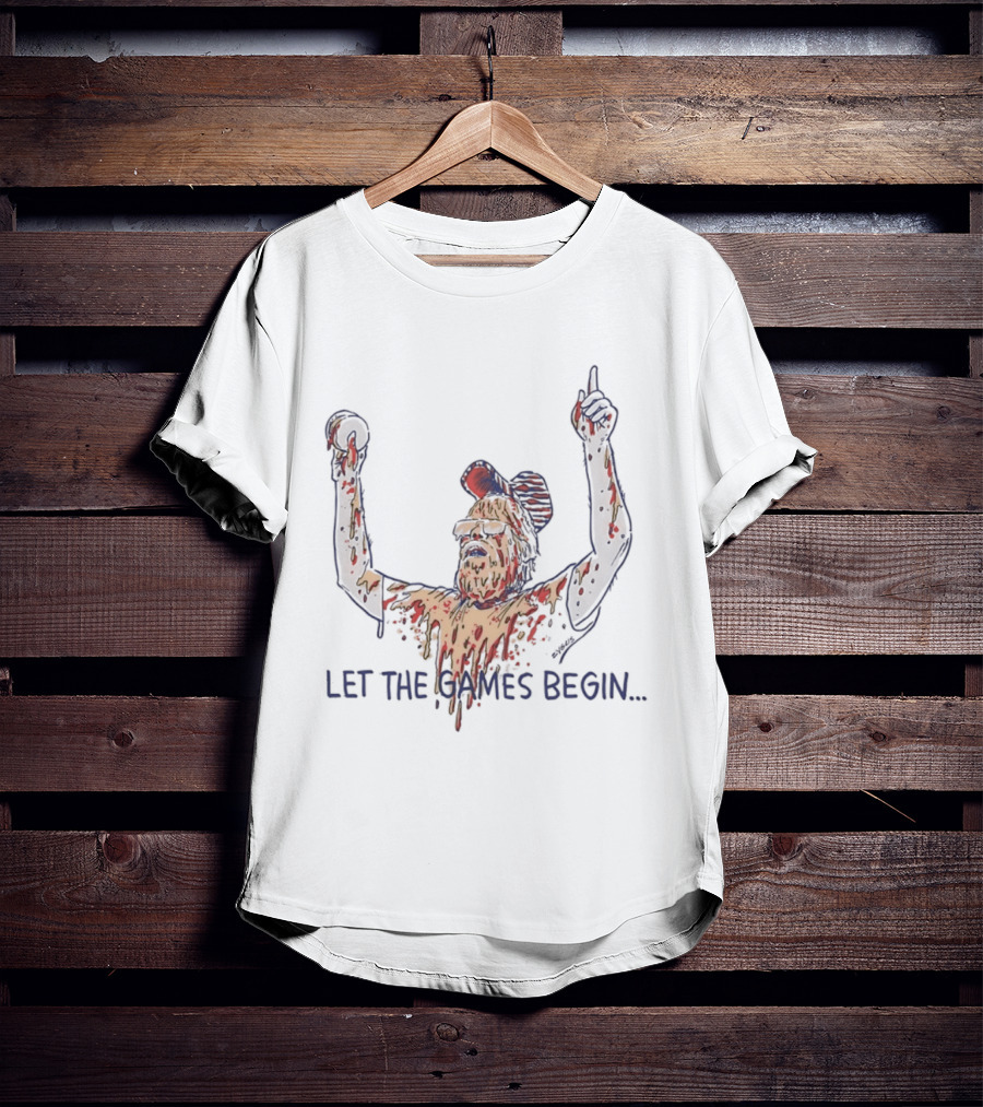Let The Games Begin Buffalo Bills Football Fan Celebration T-Shirt