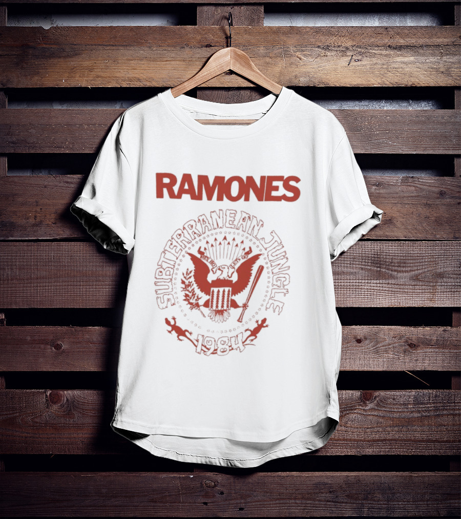 Ramones Subterranean Jungle 1984 Hey Ho Let's Go T-Shirt