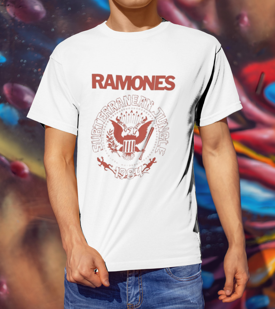 Ramones Subterranean Jungle 1984 Hey Ho Let's Go T-Shirt