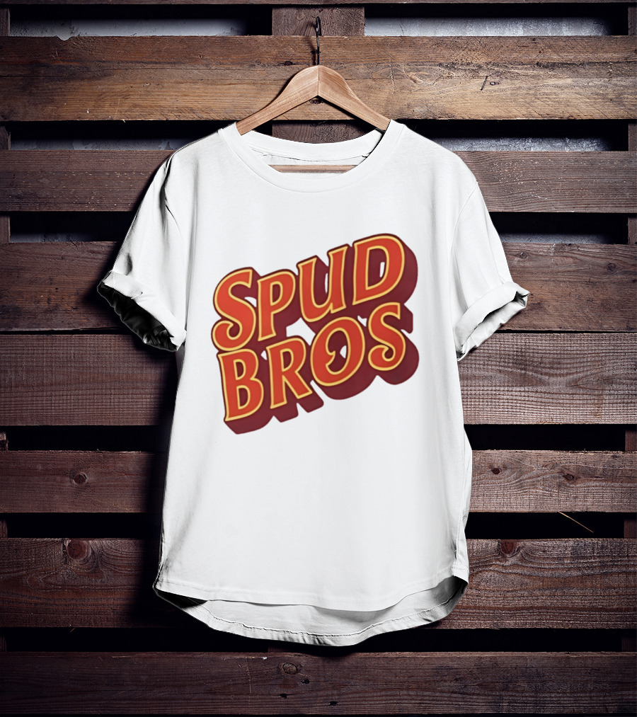 Spud Bros Joe Tessitore Playful Retro Font T-Shirt