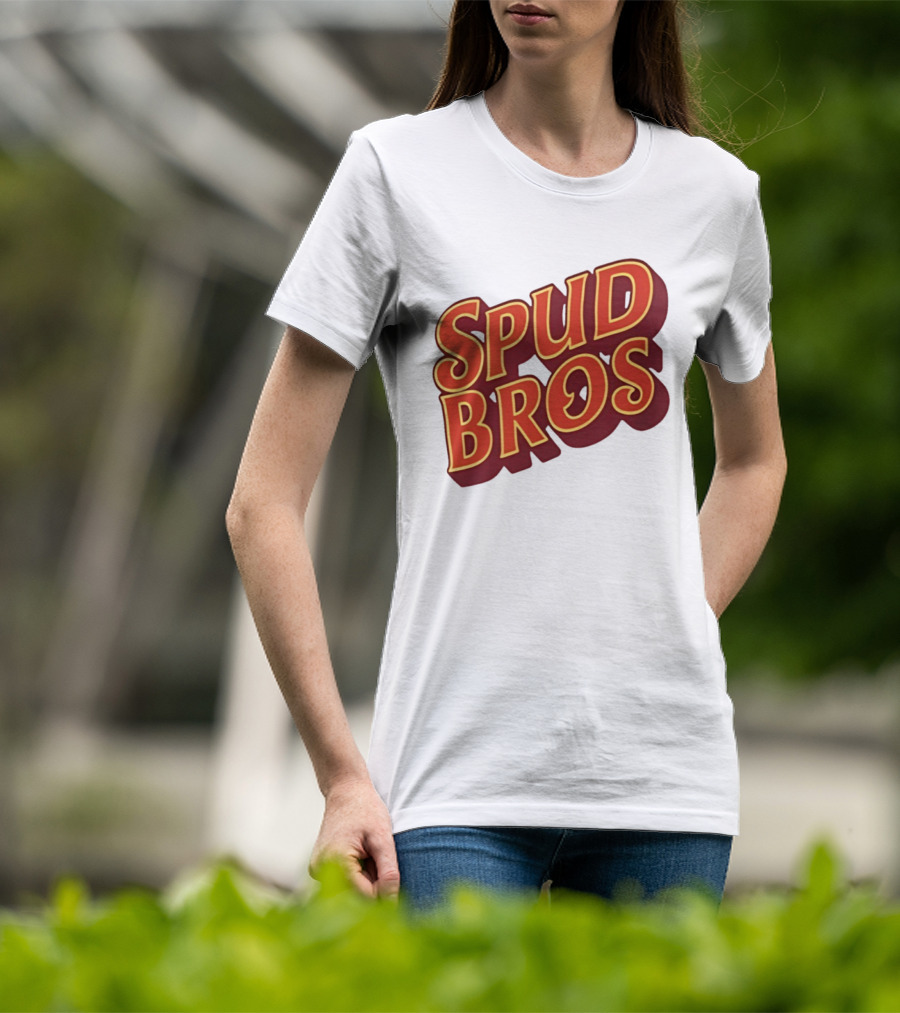 Spud Bros Joe Tessitore Playful Retro Font T-Shirt