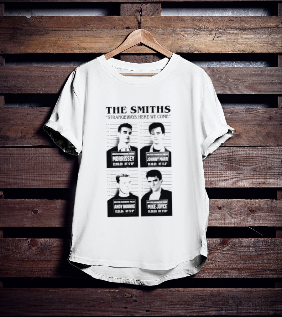The Smiths Strangeways Here We Come Morrissey Johnny Marr Shots T-Shirt