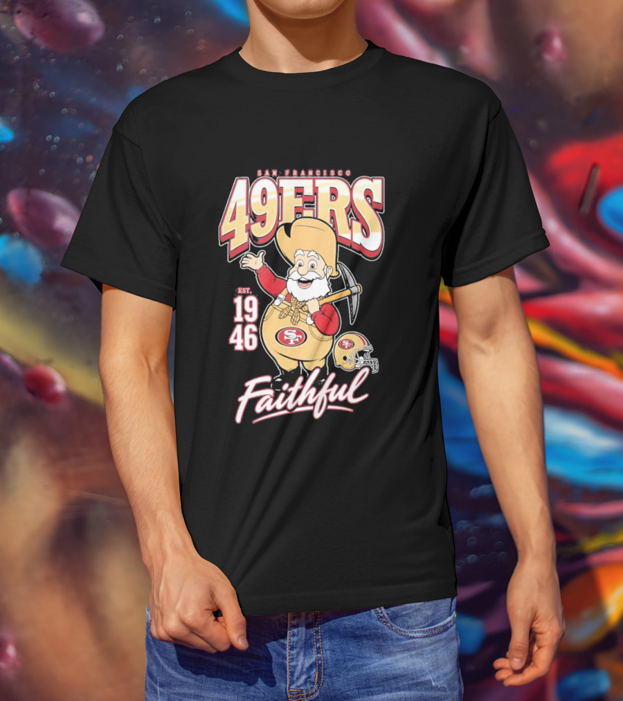 San Francisco 49ers Stinky Pete Faithful Est 1946 T-Shirt