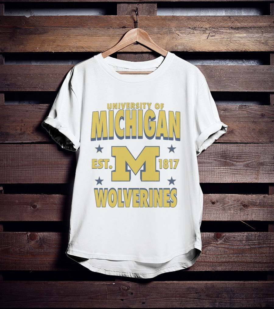 University Of Michigan Wolverines Est 1817 M T-Shirt