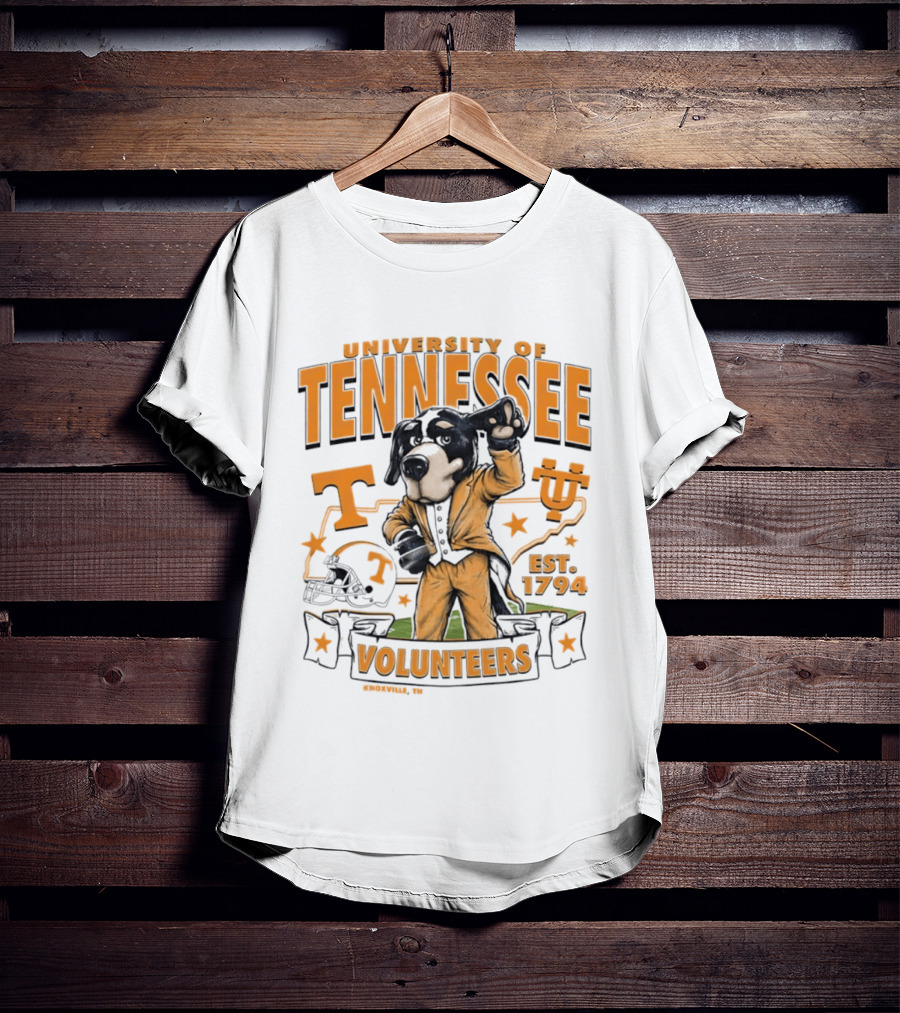 University Of Tennessee Volunteers Mascot Est 1794 Knoxville TN T-Shirt