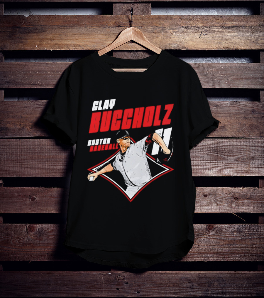 Clay Buccholz 11 Boston Red Sox Pitching Legend T-Shirt