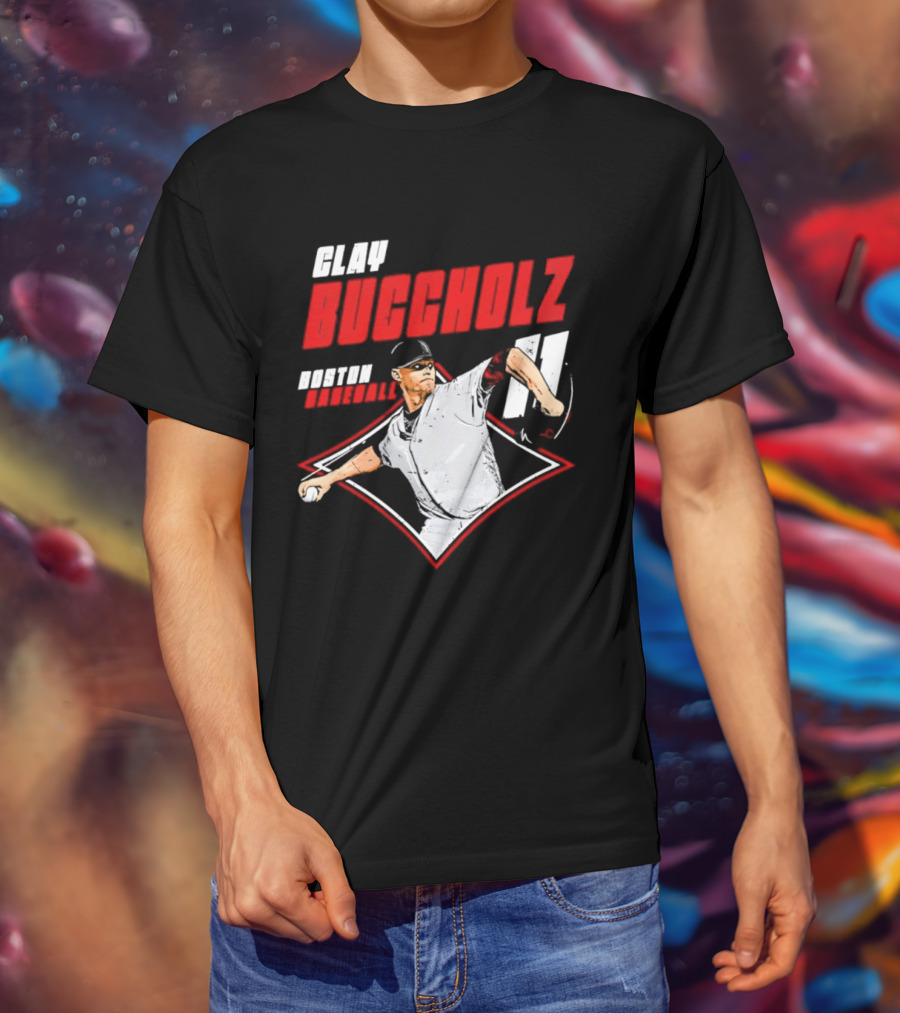 Clay Buccholz 11 Boston Red Sox Pitching Legend T-Shirt