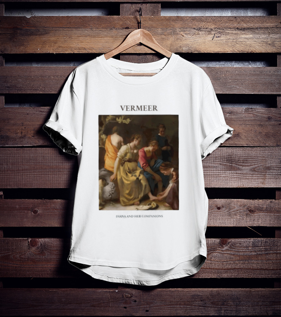 Vermeer Diana And Her Companions 1655 Gogh Company T-Shirt