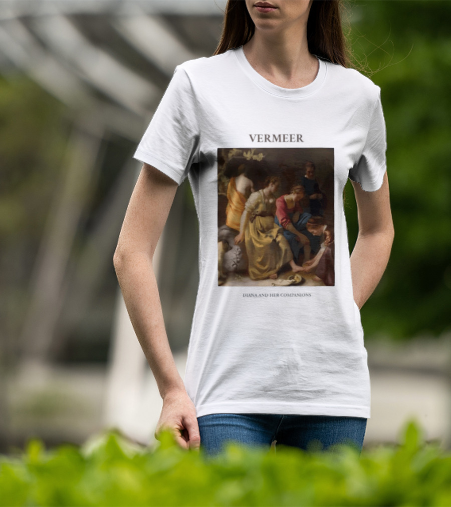 Vermeer Diana And Her Companions 1655 Gogh Company T-Shirt