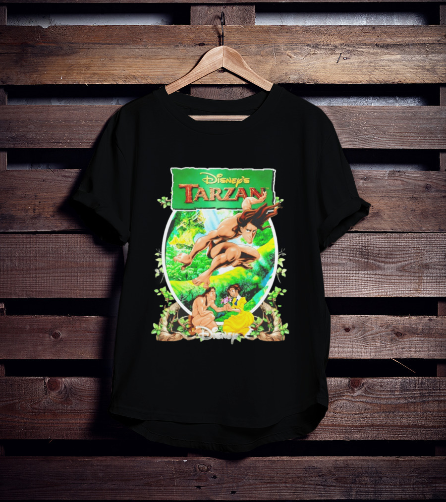 Disney's Tarzan Jungle Adventure Jane Animation Scene T-Shirt