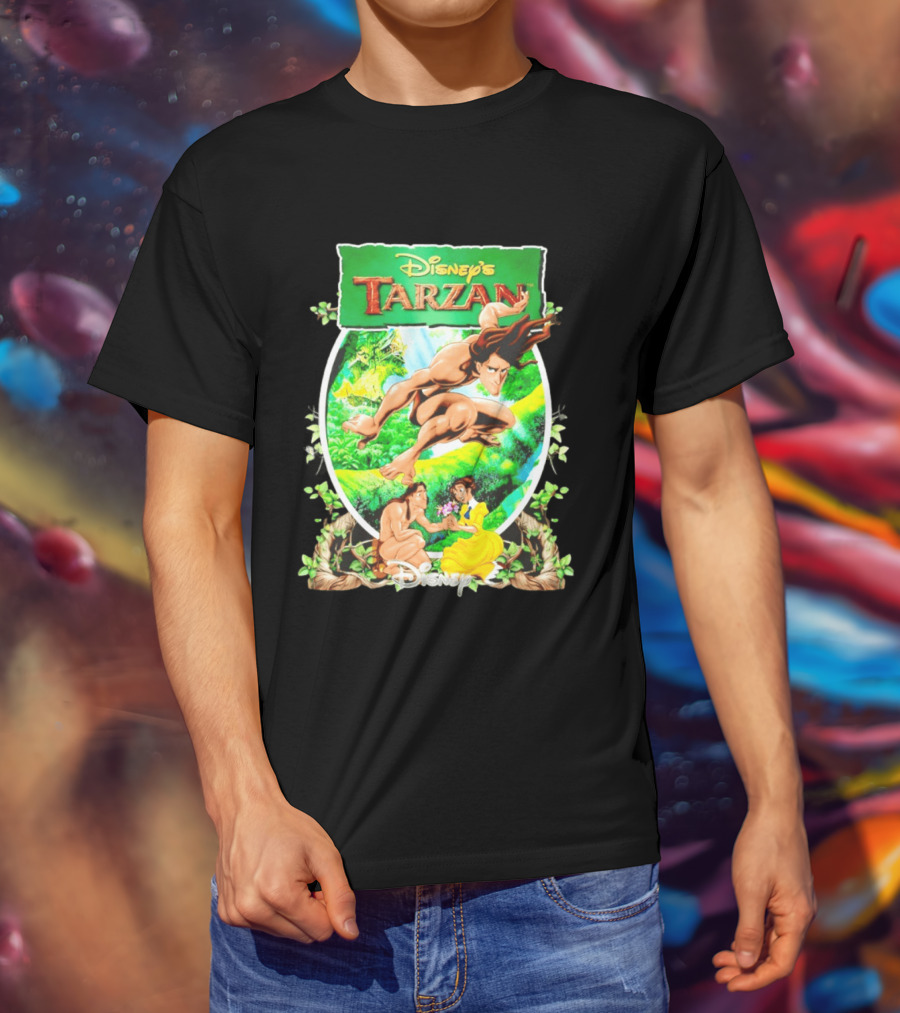 Disney's Tarzan Jungle Adventure Jane Animation Scene T-Shirt