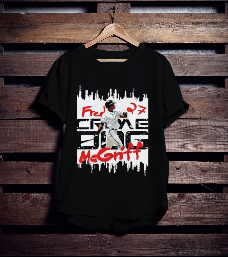 Fred McGriff 27 Atlanta Braves Baseball Player T-Shirt