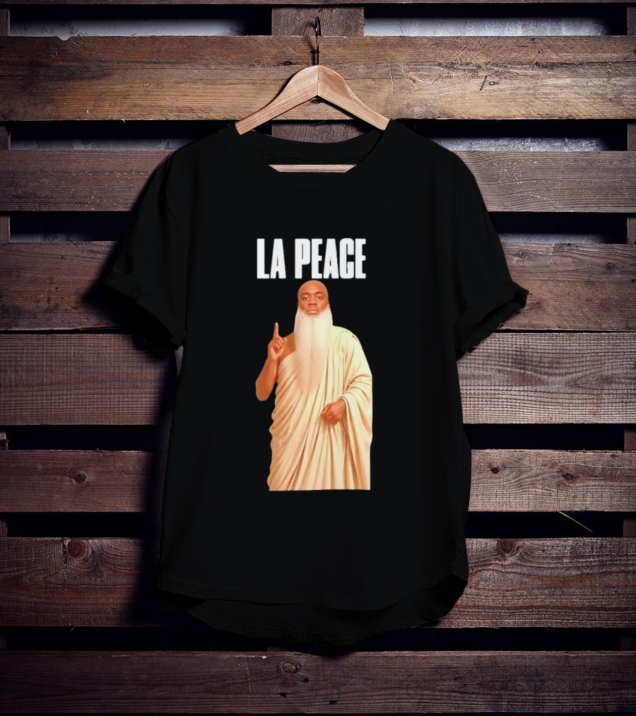 Kai Cenat La Peace Meme Togalike Robe And Beard T-Shirt