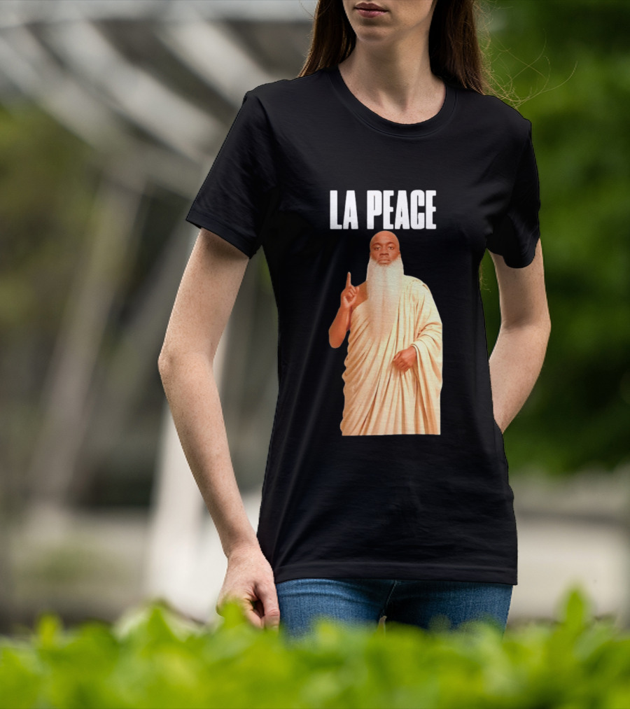 Kai Cenat La Peace Meme Togalike Robe And Beard T-Shirt