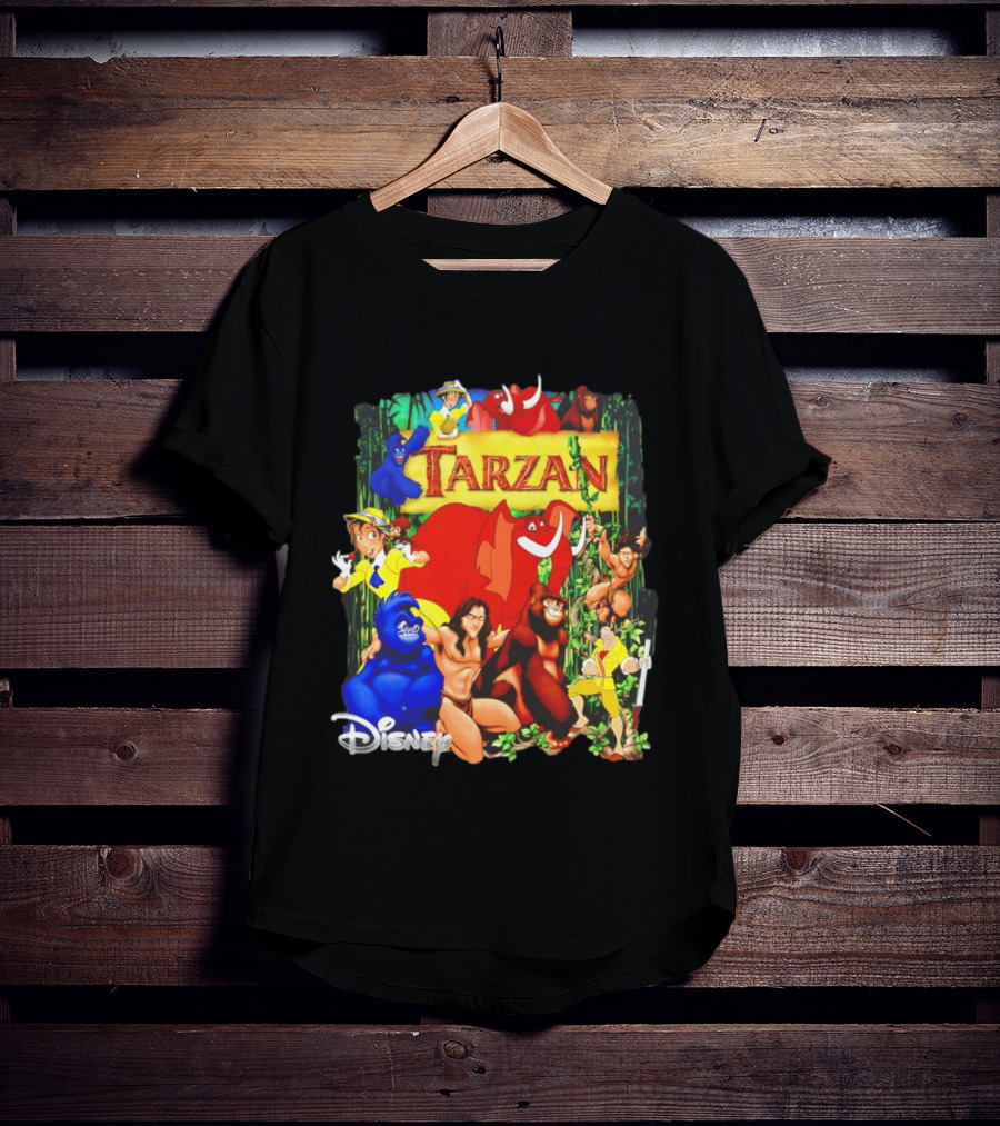 Disney Tarzan Characters Jane Porter Terk Adventure T-Shirt