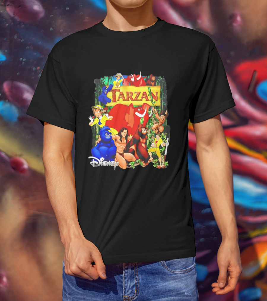 Disney Tarzan Characters Jane Porter Terk Adventure T-Shirt
