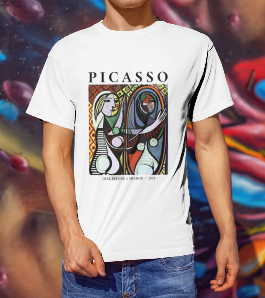 Pablo Picasso Girl Before A Mirror Painting T-Shirt