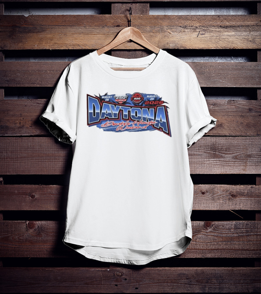 August 28 29 2026 Daytona Double Header Weekend Winn Dixie 250 And Coke 400 Racing Event T-Shirt