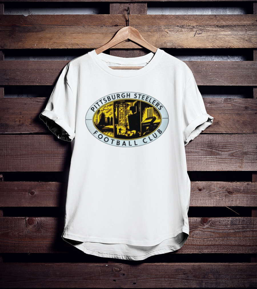 Pittsburgh Steelers Football Club Urban Skyline Distressed T-Shirt