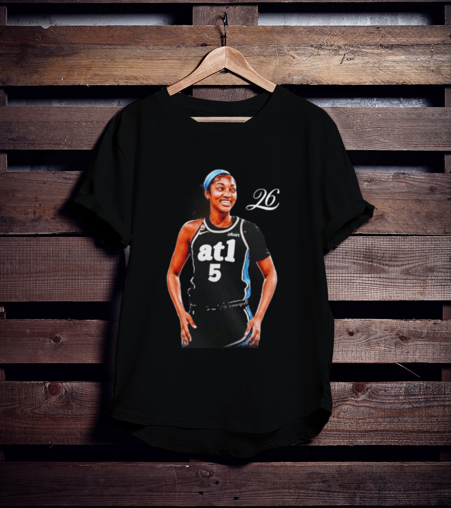 Angel Reese Atlanta Dream Number 5 26 Boards T-Shirt
