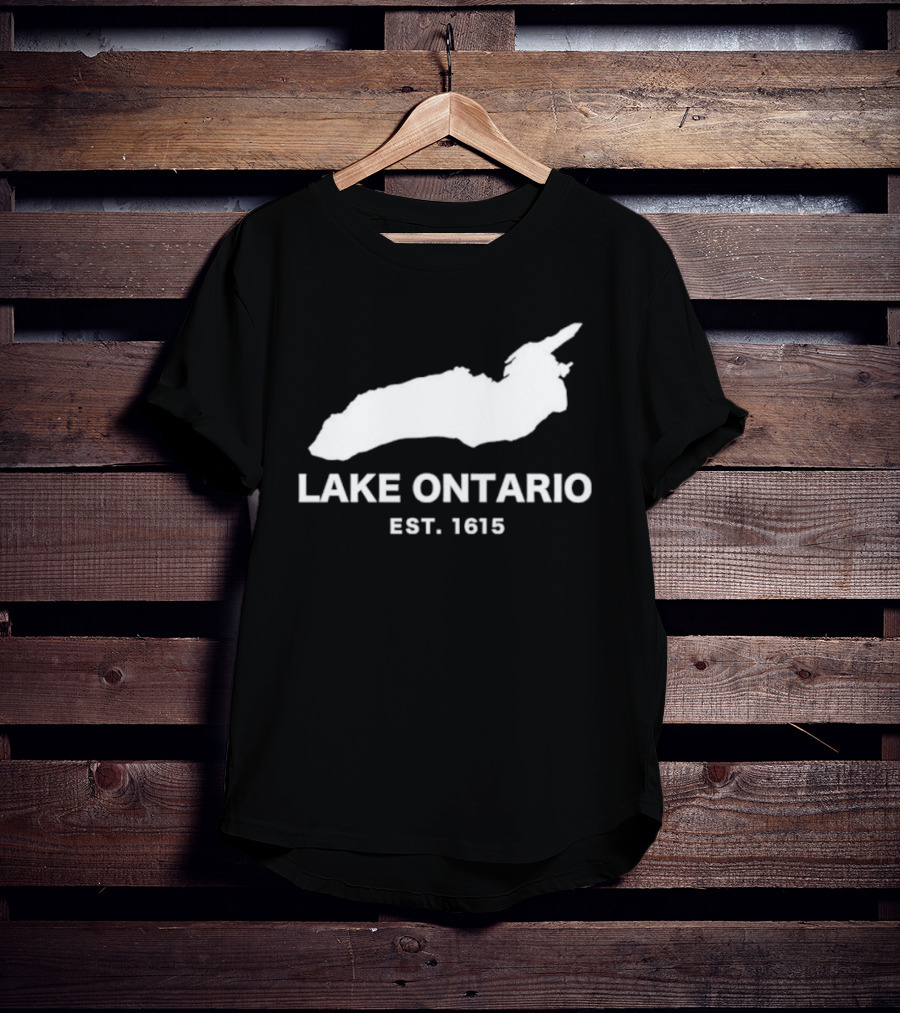 Lake Ontario Est 1615 Historical Map T-Shirt