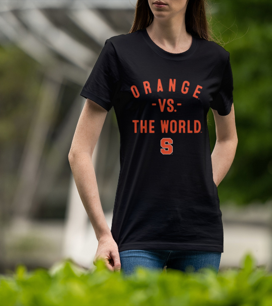Syracuse Orange Vs The World S Logo Sports Fan Gear T-Shirt