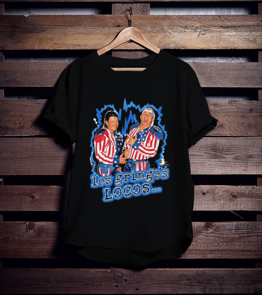 Dominik Mysterio Los Gringos Locos Red White Blue Stars And Stripes T-Shirt