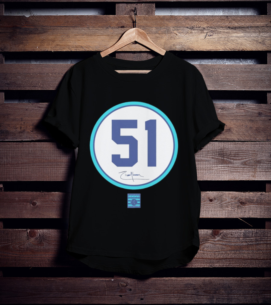 Randy Johnson Seattle Mariners 51 2015 National Baseball Hall Of Fame Induction T-Shirt