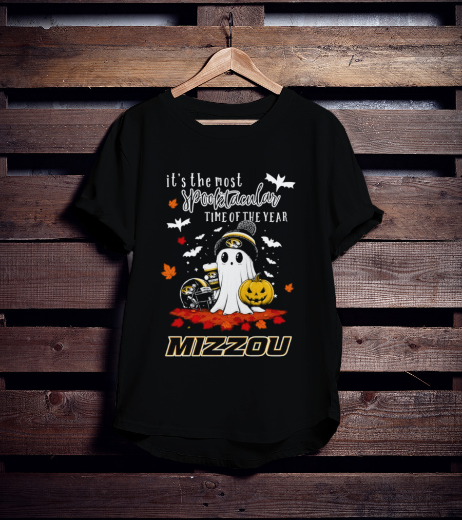 Mizzou Tigers Halloween Ghost 2026 It's The Most Spooktacular Time Of The Year T-Shirt