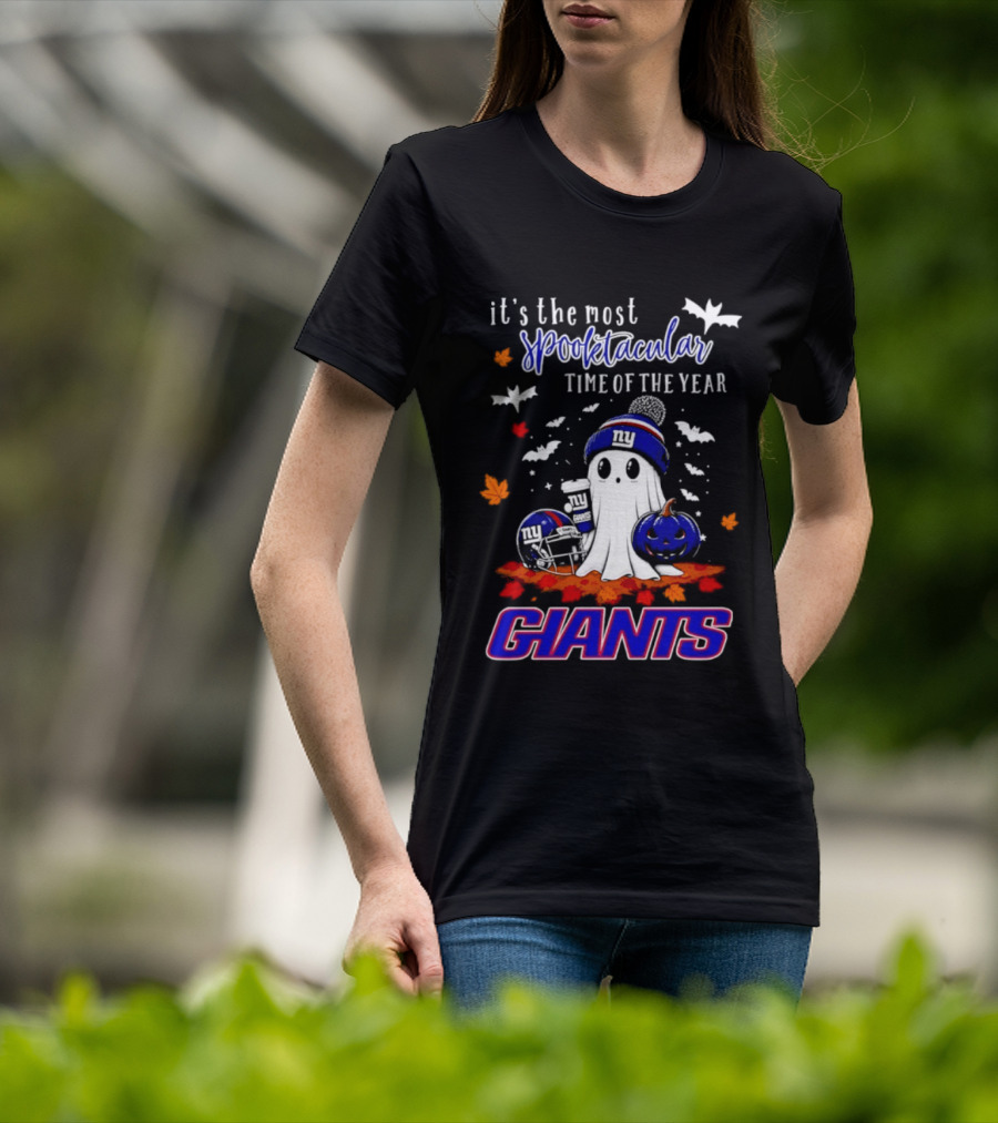 New York Giants Halloween Ghost Giants Spooktacular Time Of The Year 2026 T-Shirt