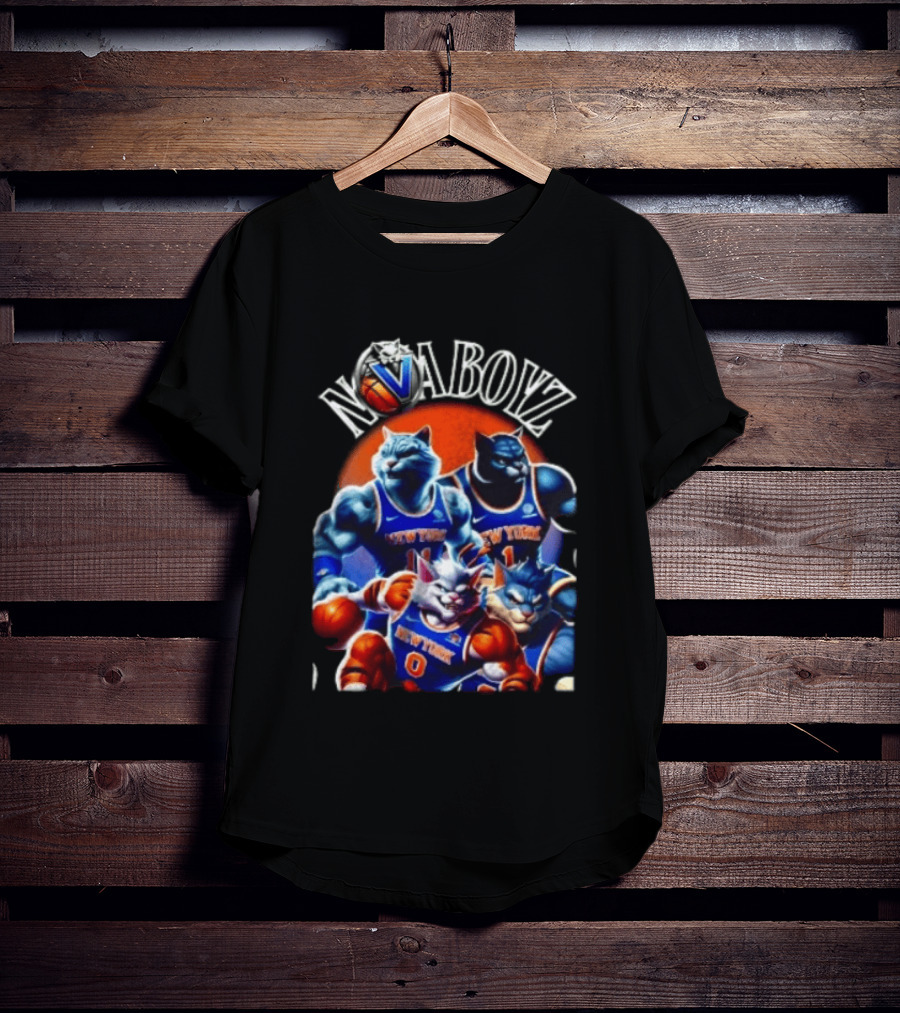 Nova Boyz New York Basketball Cats Jalen Brunson Josh Hart Mikal Bridges Donte DiVincenzo T-Shirt