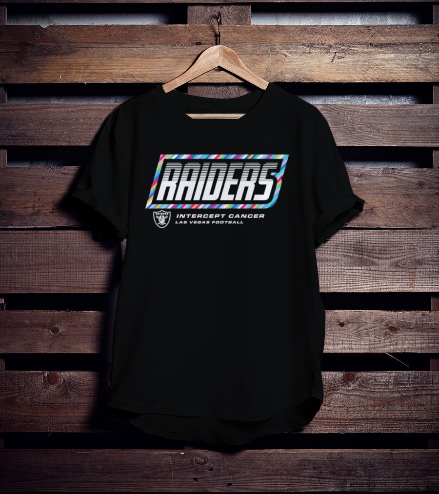 Las Vegas Raiders Intercept Cancer Las Vegas Football Crucial Catch 2026 T-Shirt
