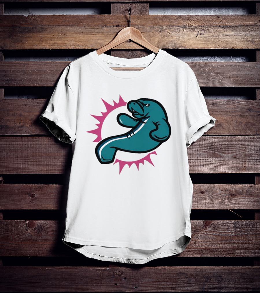 GTA VI Vice City Manatees Miami Dolphins Mashup T-Shirt