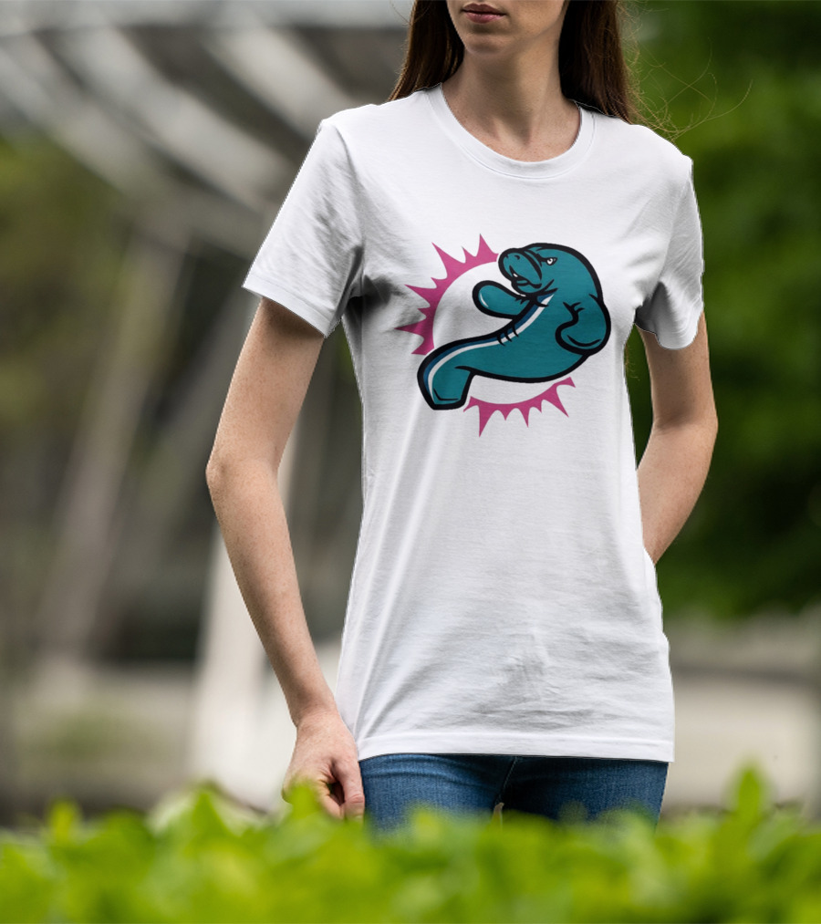 GTA VI Vice City Manatees Miami Dolphins Mashup T-Shirt