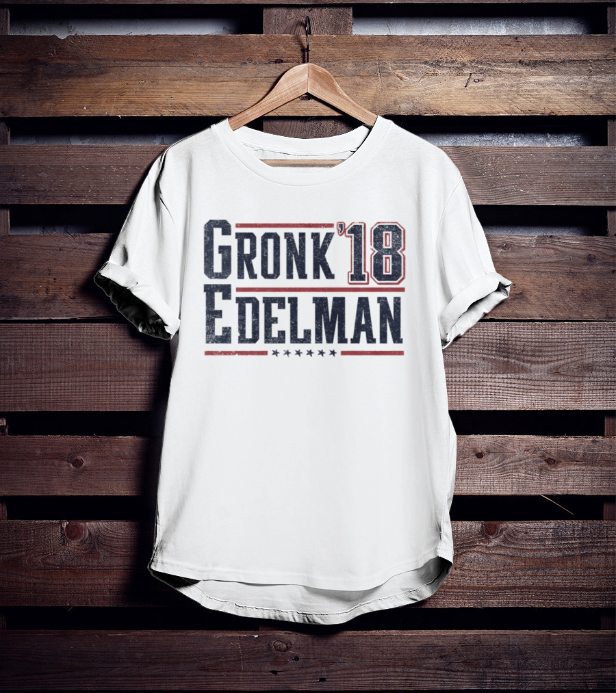 Gronk '18 Edelman New England Patriots Stars T-Shirt