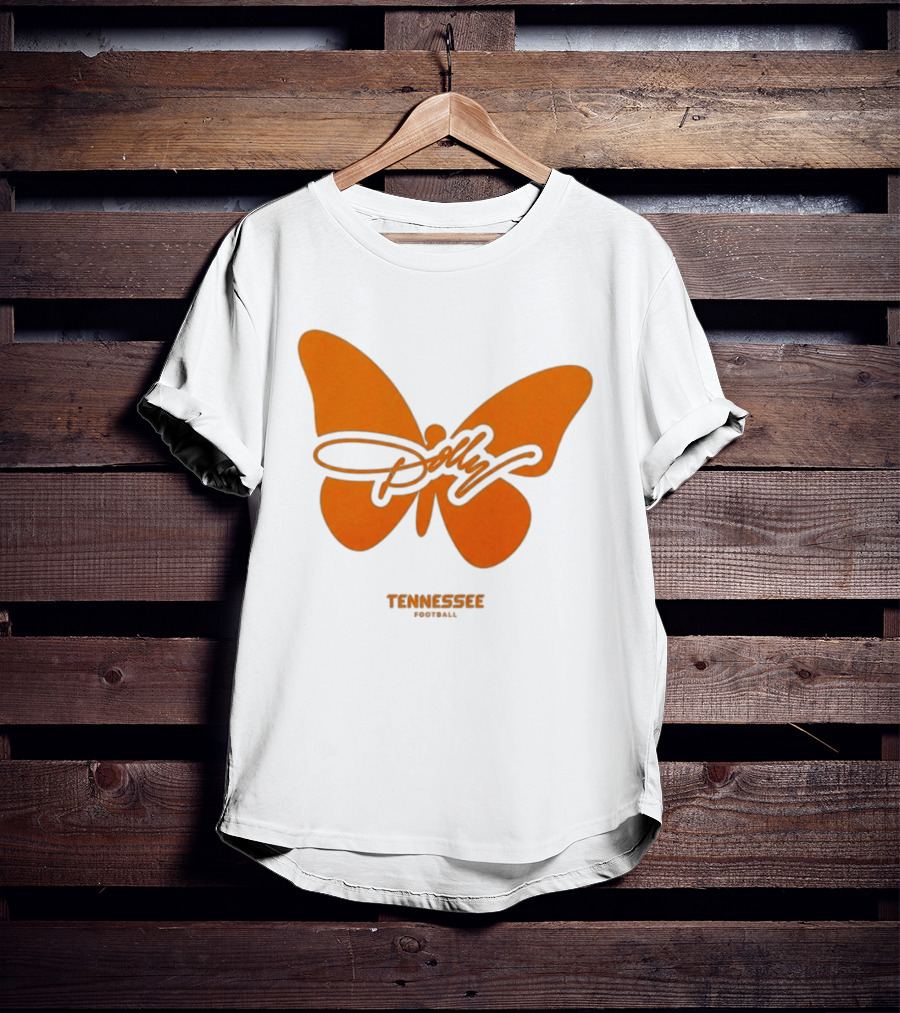 Tennessee Vols Dolly Butterfly Football T-Shirt