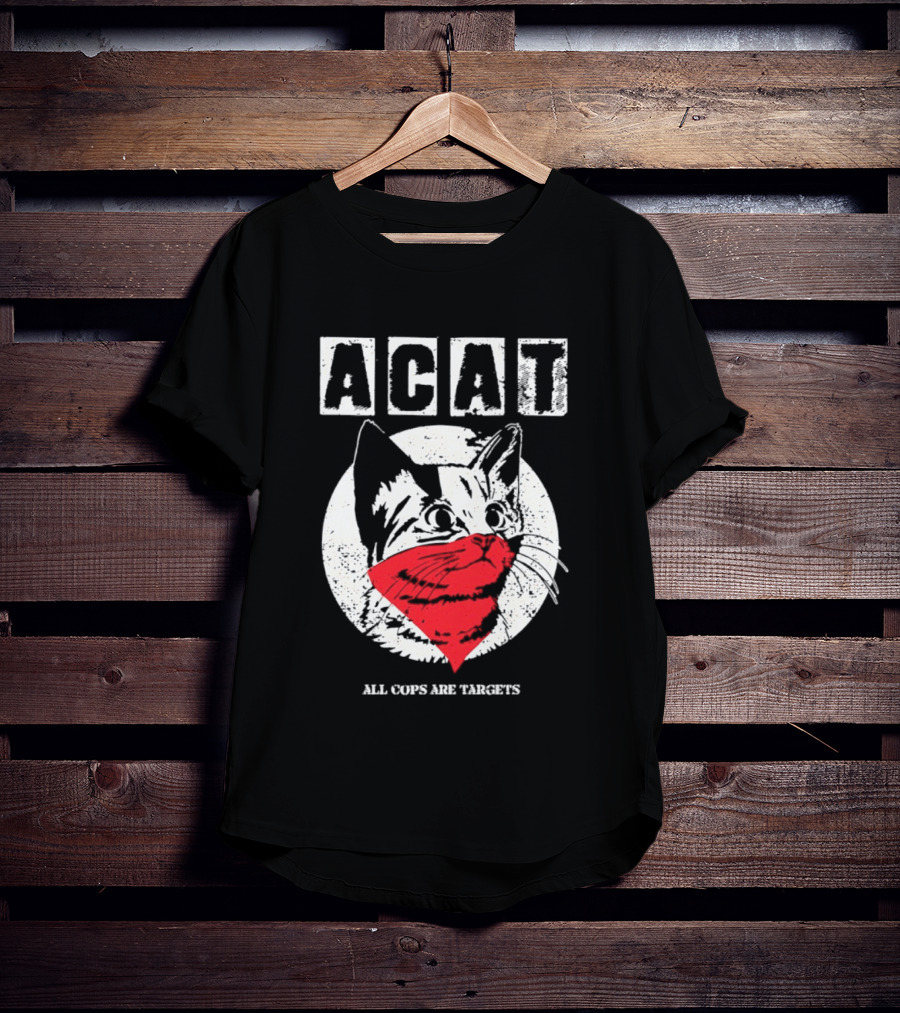 ACAT All Cops Are Targets Cat Bandana T-Shirt
