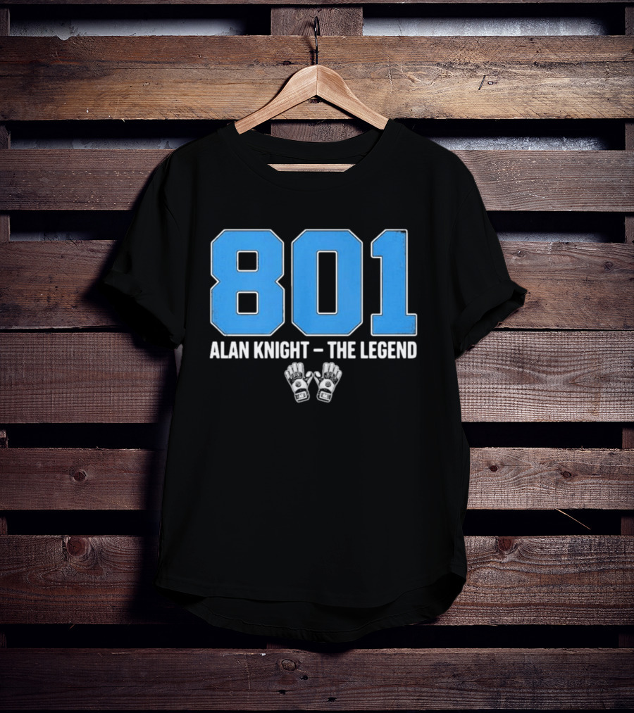 801 Alan Knight The Legend With Iconic Goalie Gloves T-Shirt