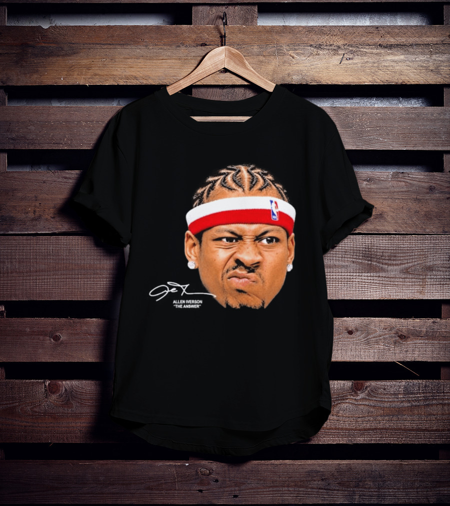 Allen Iverson The Answer NBA Headband T-Shirt