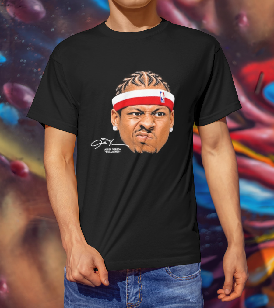 Allen Iverson The Answer NBA Headband T-Shirt