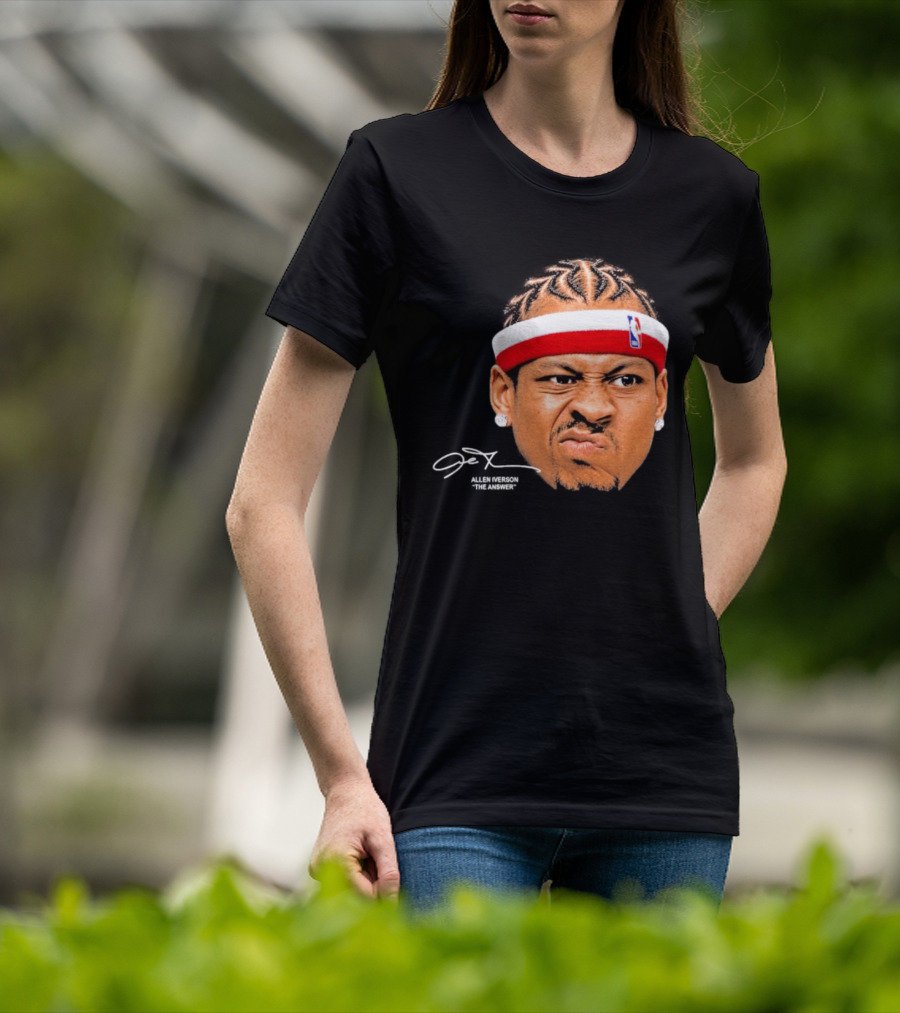 Allen Iverson The Answer NBA Headband T-Shirt