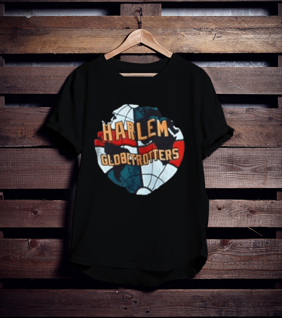Harlem Globetrotters Basketball Globe T-Shirt
