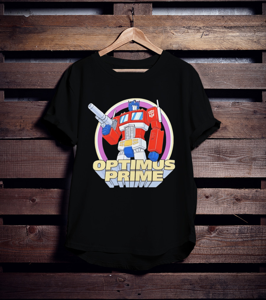 Optimus Prime Classic Animation Retro 80s T-Shirt