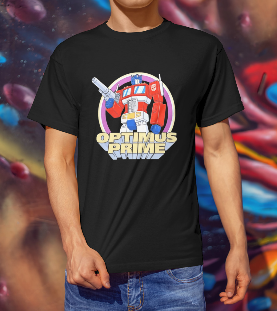 Optimus Prime Classic Animation Retro 80s T-Shirt