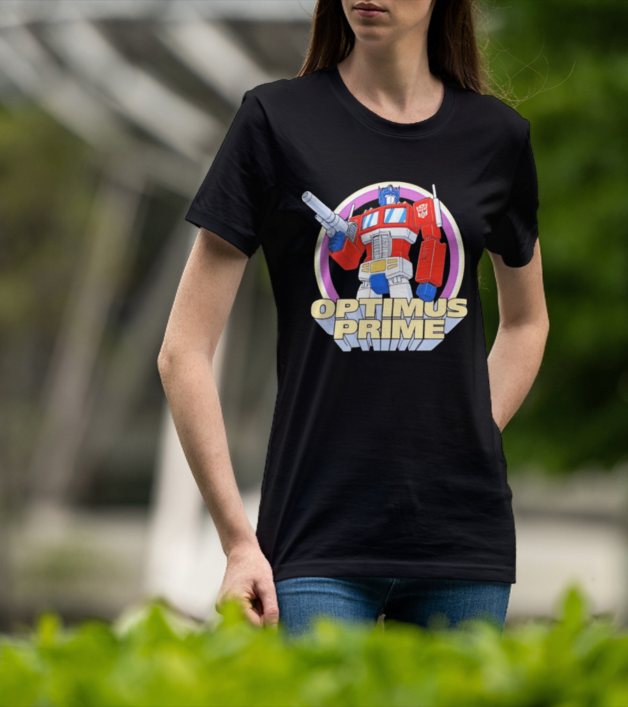 Optimus Prime Classic Animation Retro 80s T-Shirt